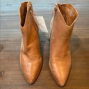 Lucky Brand Brown Ankle Booties